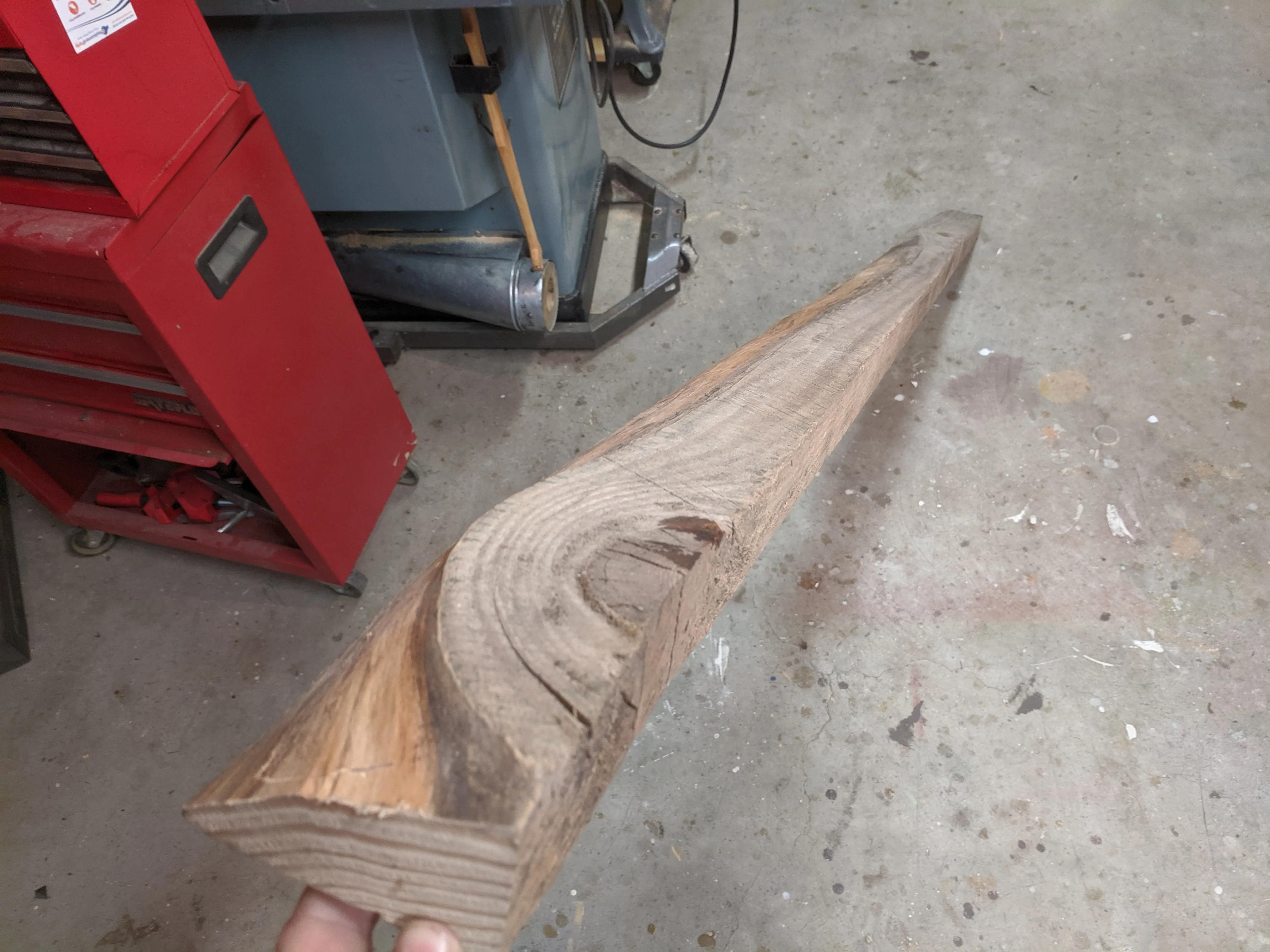 A salvaged 2x4 Salvage Wood