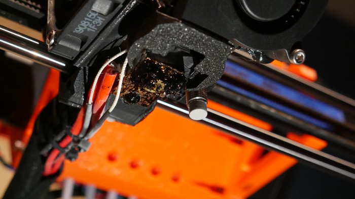Gloopy underside of hotend
