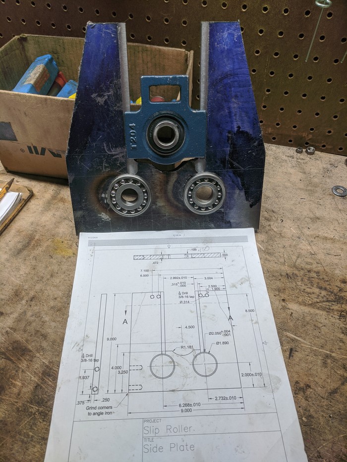 15 side plate machined