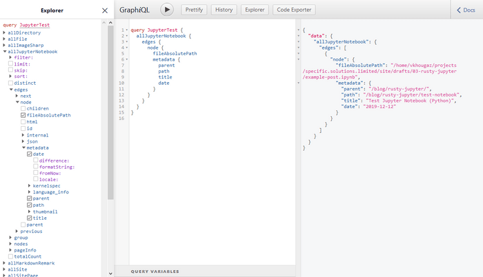 graphql explorer