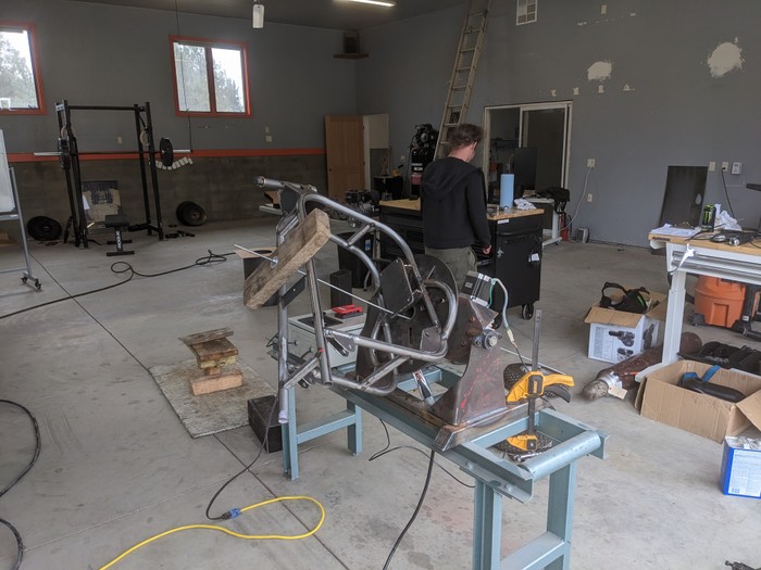 125 positioner weld cleanup