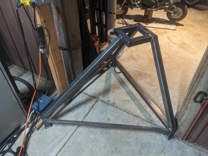 the frame too wide to fit through a door