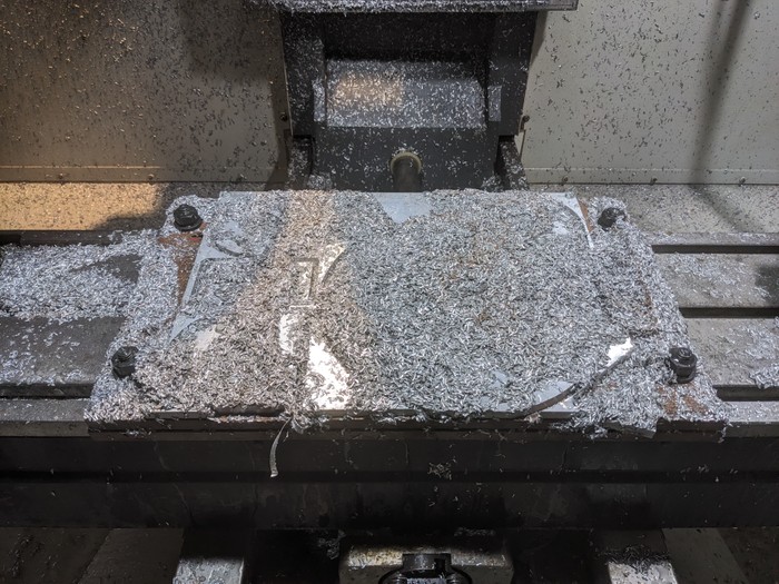 110 plate machining mess