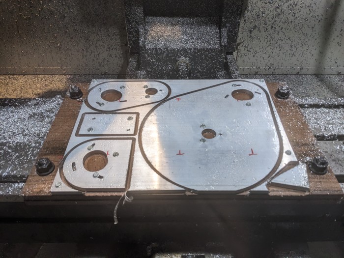 115 plate machining complete