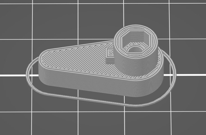 Sliced valve knob