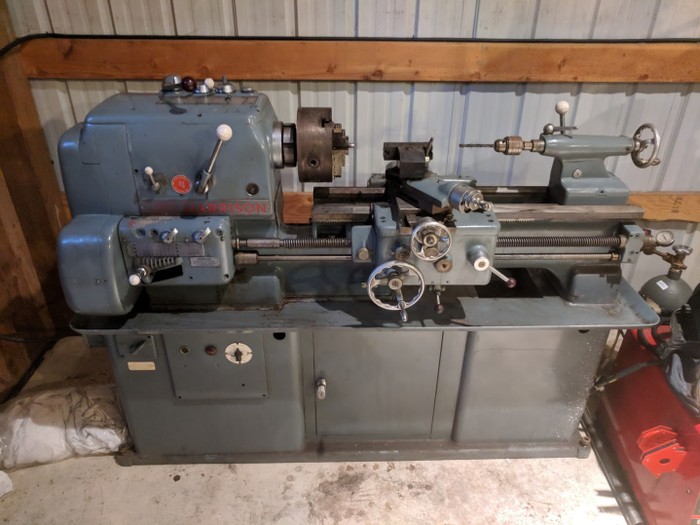 an old school lathe